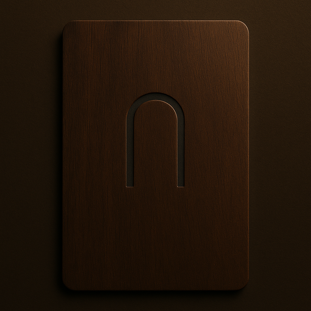 Warm timber wall detail